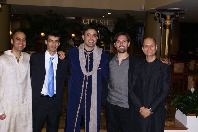 Raj with cousins Umang, Nitin, Anil and Suchet
